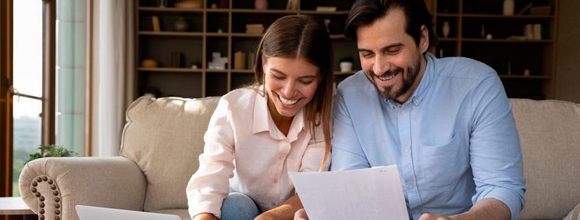 Pareja complementando renta